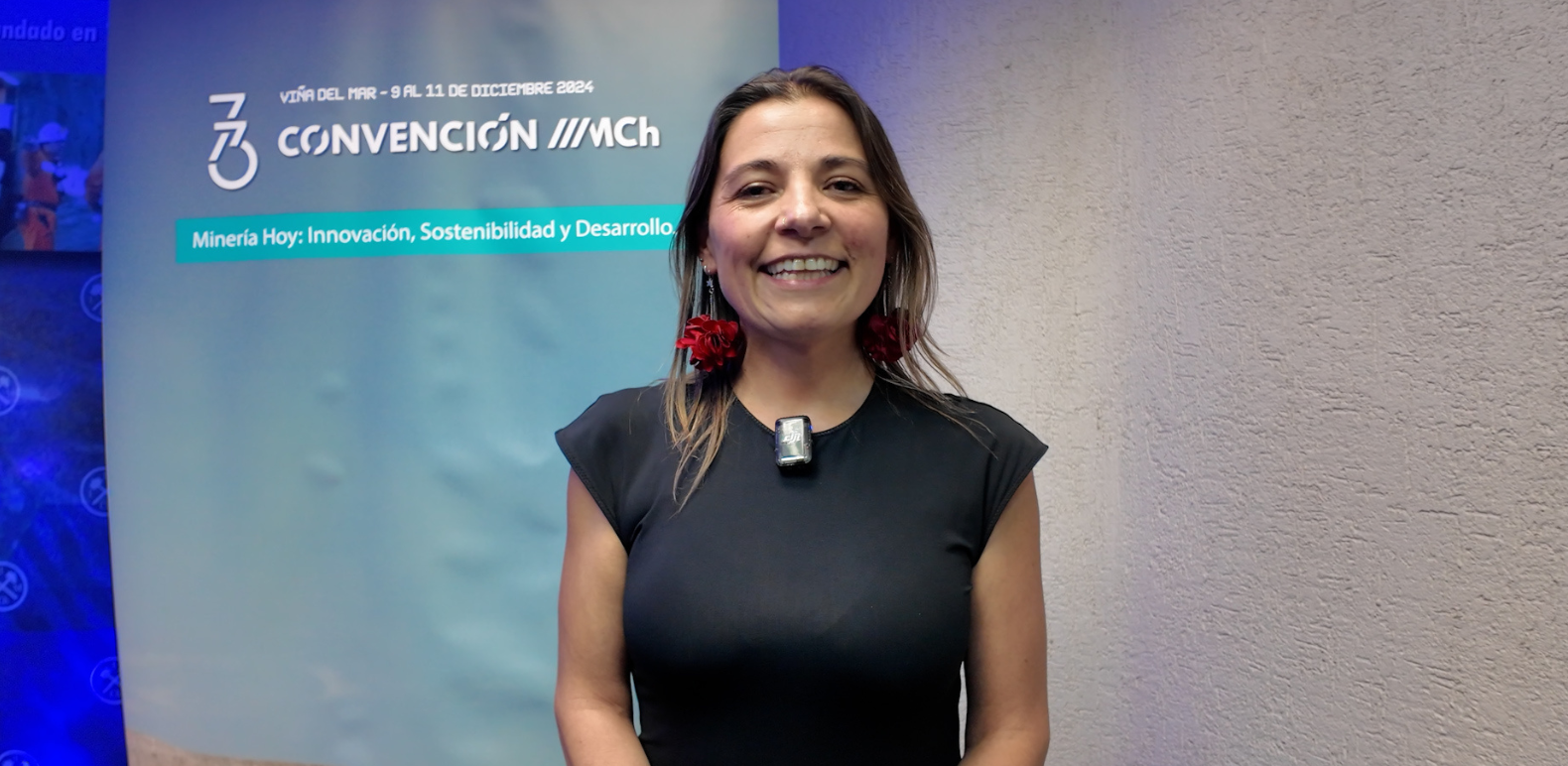 La gerenta de proyectos de ENAMI y chair de la 73º Convención Anual del IIMCh, María Cristina Vallejos