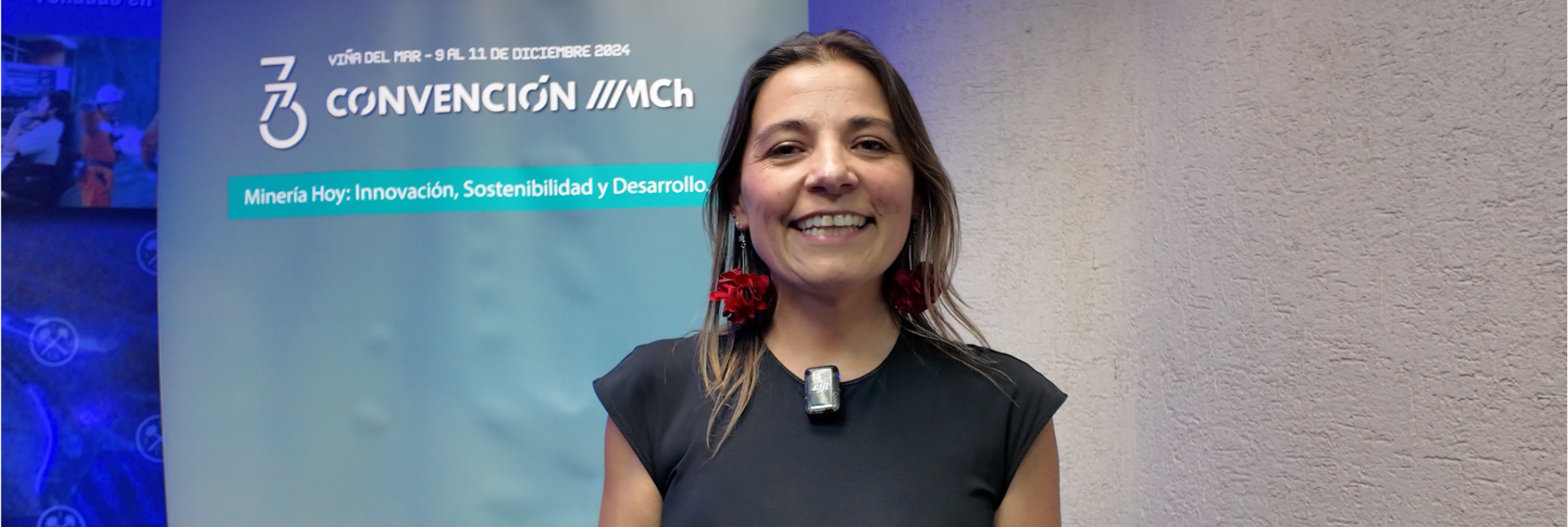 La gerenta de proyectos de ENAMI y chair de la 73º Convención Anual del IIMCh, María Cristina Vallejos